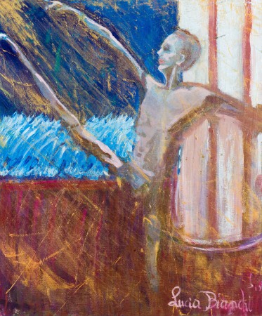 Il danzatore. Acrilico su tela.2011.